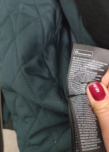 H&M Hakiki deri ceket - Görsel 5