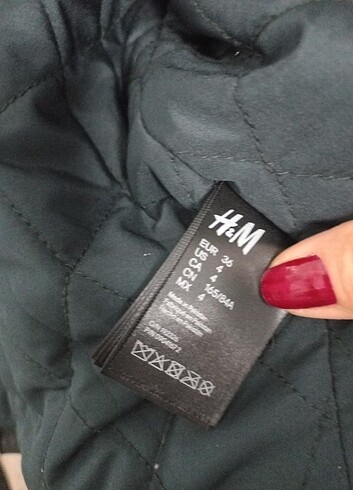 H&M Hakiki deri ceket - Görsel 6