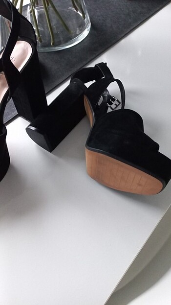 39 Beden siyah Renk Zara platform ayakkabı