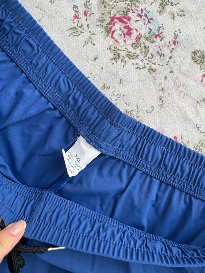 Erkek  Mavi Rahat Kesim Fermuarlı Pantolon - Görsel 2