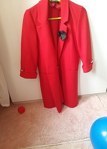 Kirmizi blazer ceket