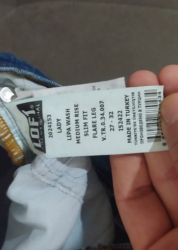 Loft Kadın Mavi Normal Boy Denim Jean