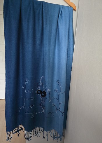 Mavi Denim Drapeli Kadın Şal