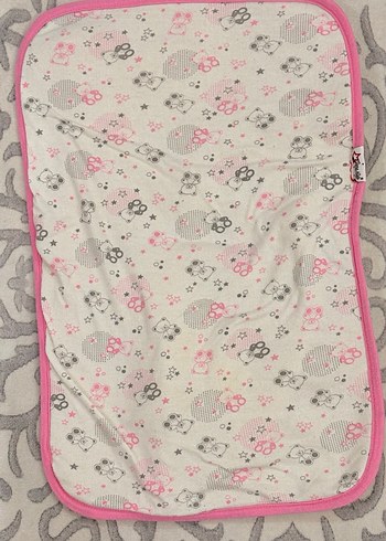 Pembe Gri Desenli Çocuk Uyku Seti - Görsel 3