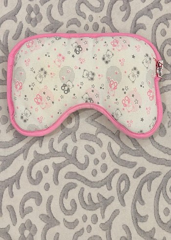 Pembe Gri Desenli Çocuk Uyku Seti - Görsel 4