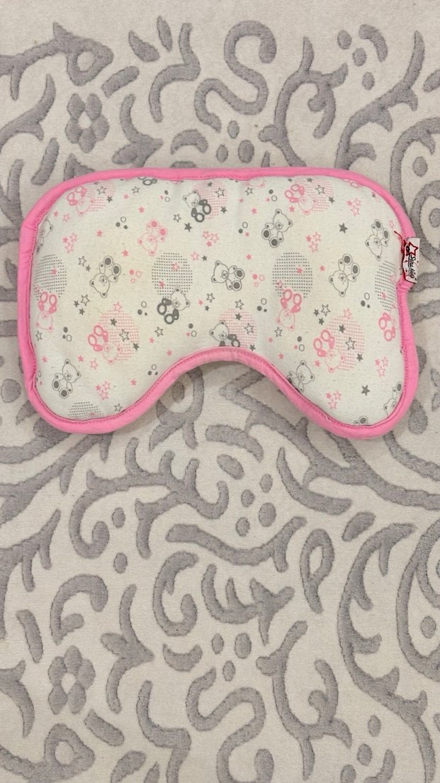 Pembe Gri Desenli Çocuk Uyku Seti - Görsel 4