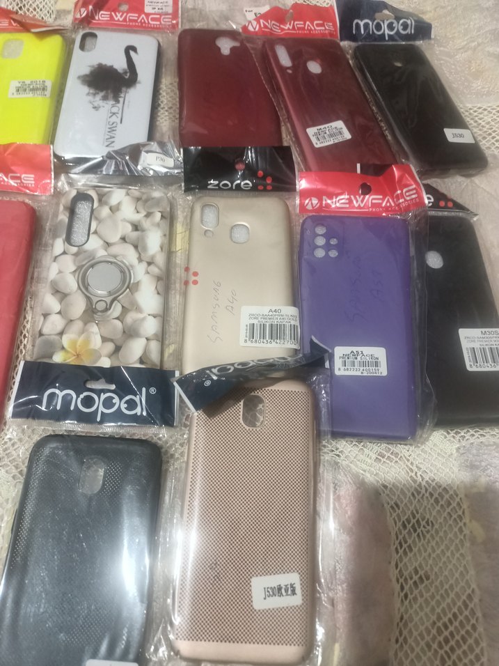 Elastik Çok Renkli Sokak Stili Telefon Kılıfı - Görsel 5