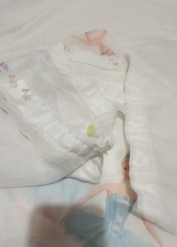 barbie'li çocuk odası perdesi - Görsel 2