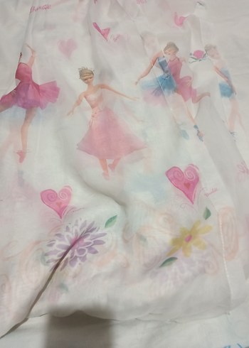 barbie'li çocuk odası perdesi - Görsel 4