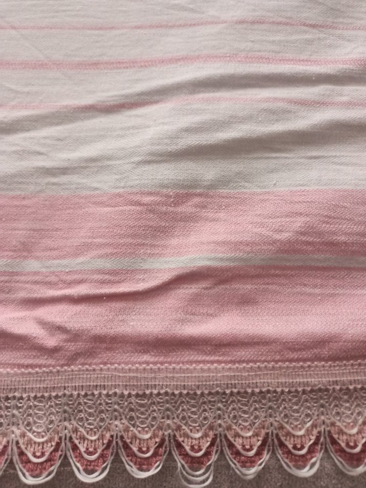 Pembe Çizgili Yatak Örtüsü - Görsel 4