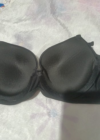 Siyah Minimalist Goth Sütyen85tek dolgu - Görsel 3