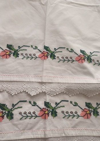 Nakışlı Pembe Bohem Masa Örtüsü - Görsel 4