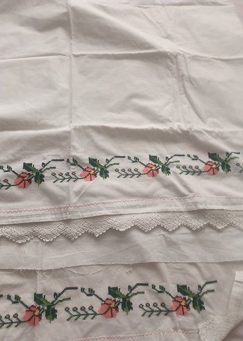 Nakışlı Pembe Bohem Masa Örtüsü - Görsel 2