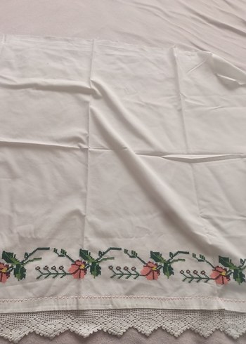 Nakışlı Pembe Bohem Masa Örtüsü - Görsel 6