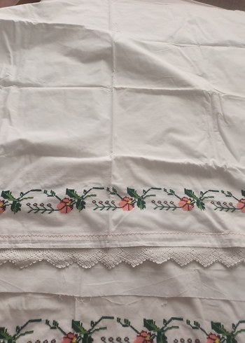 Nakışlı Pembe Bohem Masa Örtüsü - Görsel 3