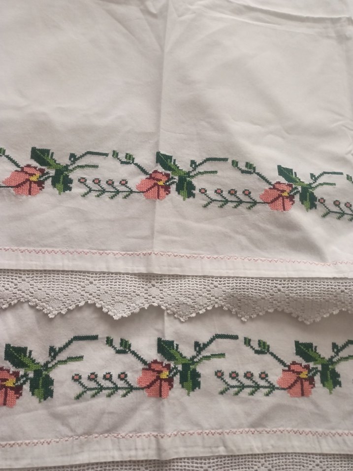 Nakışlı Pembe Bohem Masa Örtüsü - Görsel 4