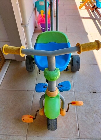 Ebeveyn kontrollü tenteli bebek bisikleti 