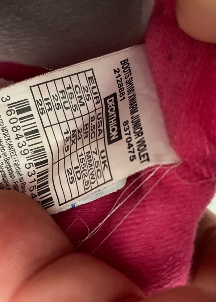 Decathlon kız çocuk botu - Görsel 5