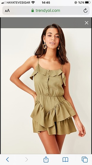 Yeşil beachwear