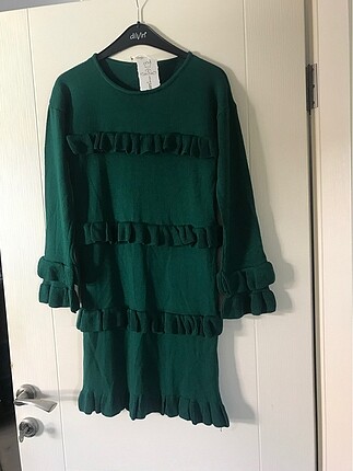Yeşil tunik ve elbise
