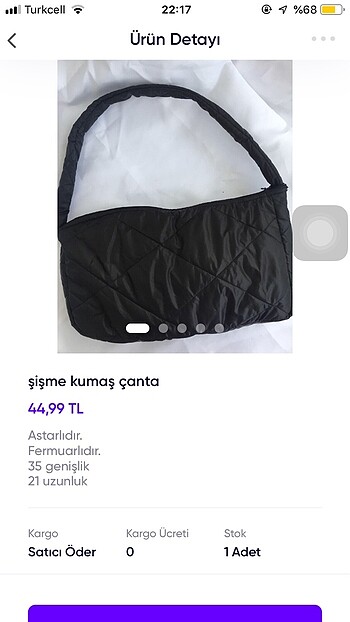 Baget şişme çanta