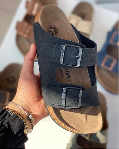 Birkenstock siyah terlik