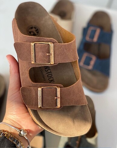 Birkenstock kahverengi terlik
