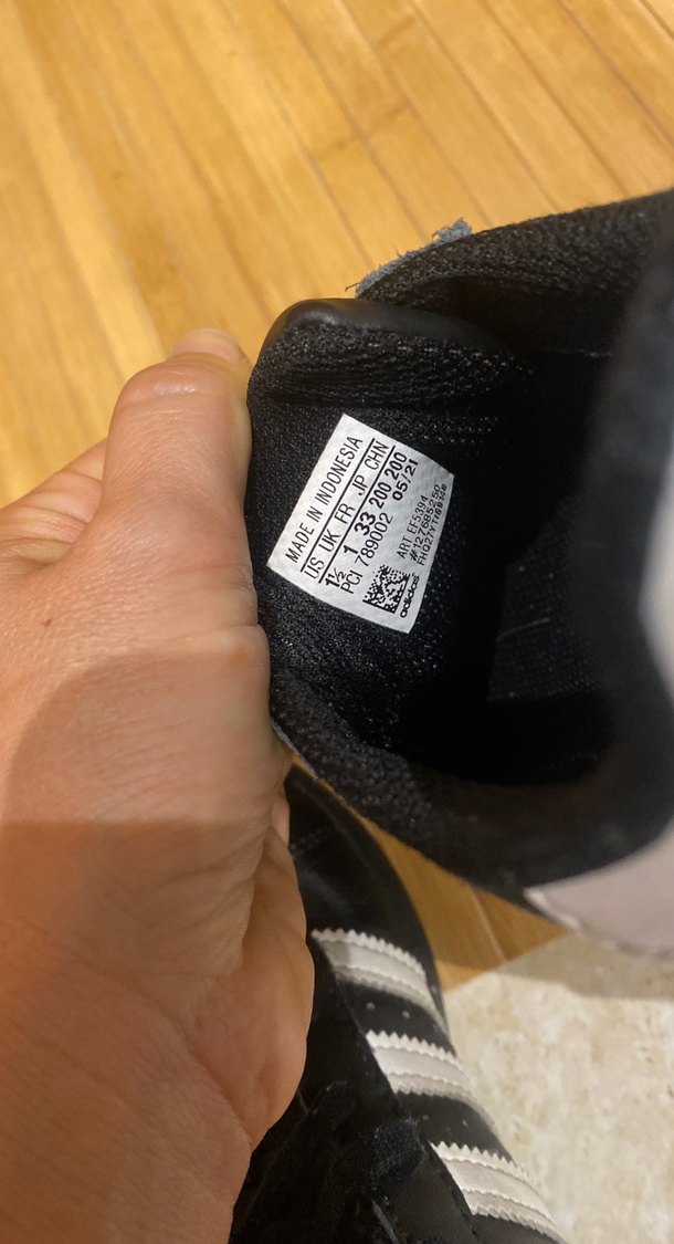 Adidas Siyah-Beyaz Retro Sneaker Orjinal — görsel 8/8