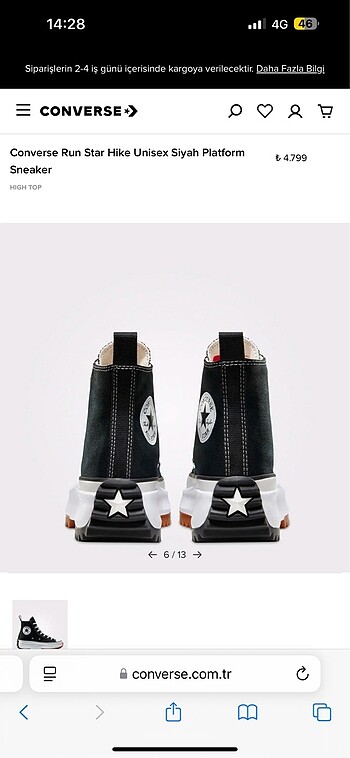 38 Beden Converse run star