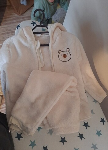 2 Yaş Beden ten rengi Renk 18 24 Ay unisex Polarli takim