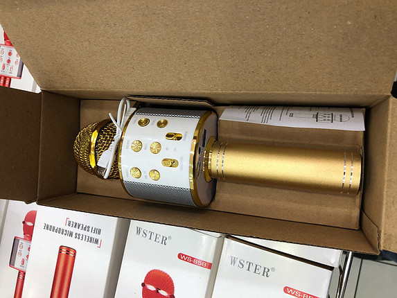Mikrofon gold