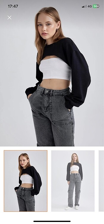 crop sweatshirt