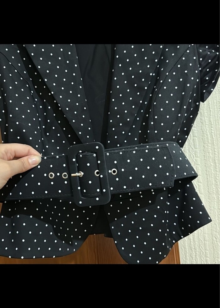 Puantiyeli ceket Journey - Görsel 2