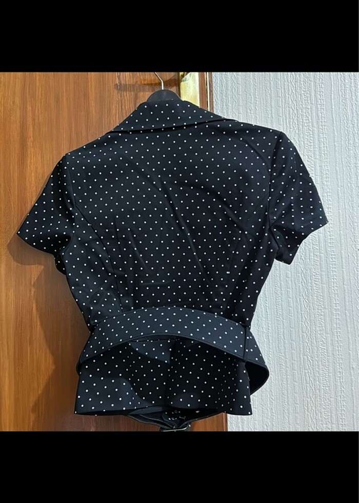 Puantiyeli ceket Journey - Görsel 3