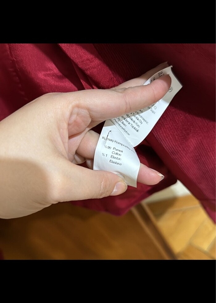 Kadife Blazer Ceket - Görsel 3