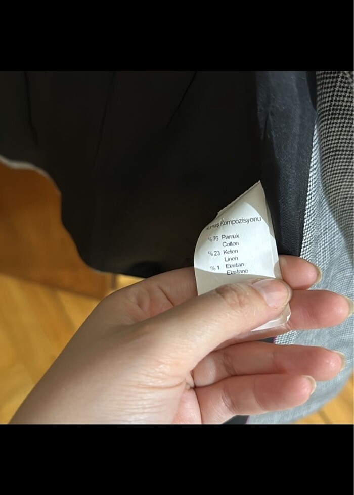 Gri Blazer takım ceketi - Görsel 4