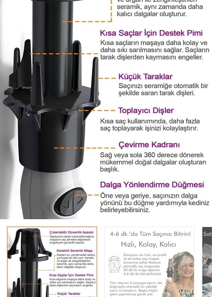 Hairens Hrs-320 Otomatik Saç Maşası - Görsel 3