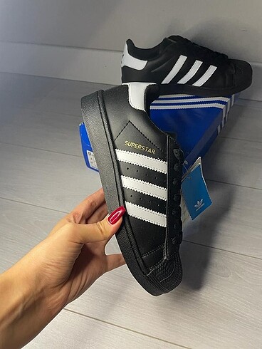 Adidas süperstar siyah spor ayakkabı