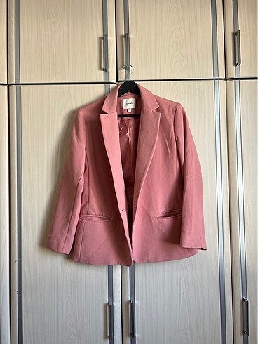Pembe blazer ceket