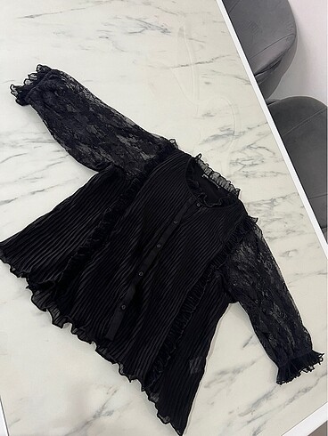 Zara Zara siyah şık bluz