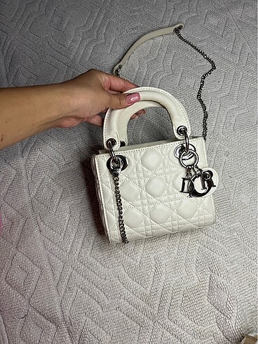 Dior Dior beyaz çanta