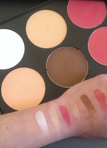 Sephora Yüz paleti Allık+Bronzer+Pudra Nars muadili