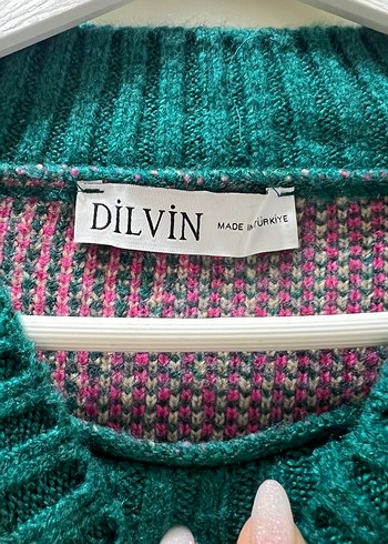 Renkli Bohem Örgü Kazak - Görsel 2