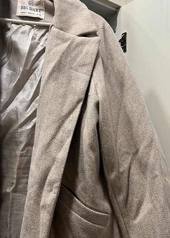 Bej Uzun Klasik Kaban - Görsel 4