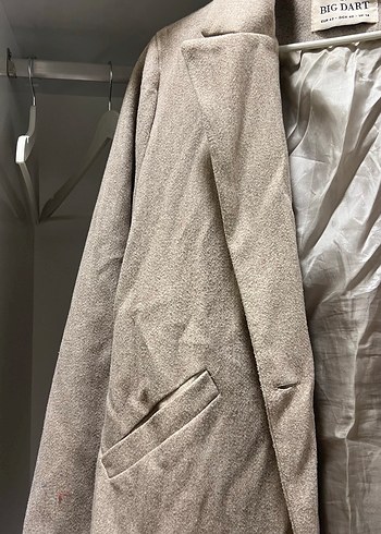 Bej Uzun Klasik Kaban - Görsel 3