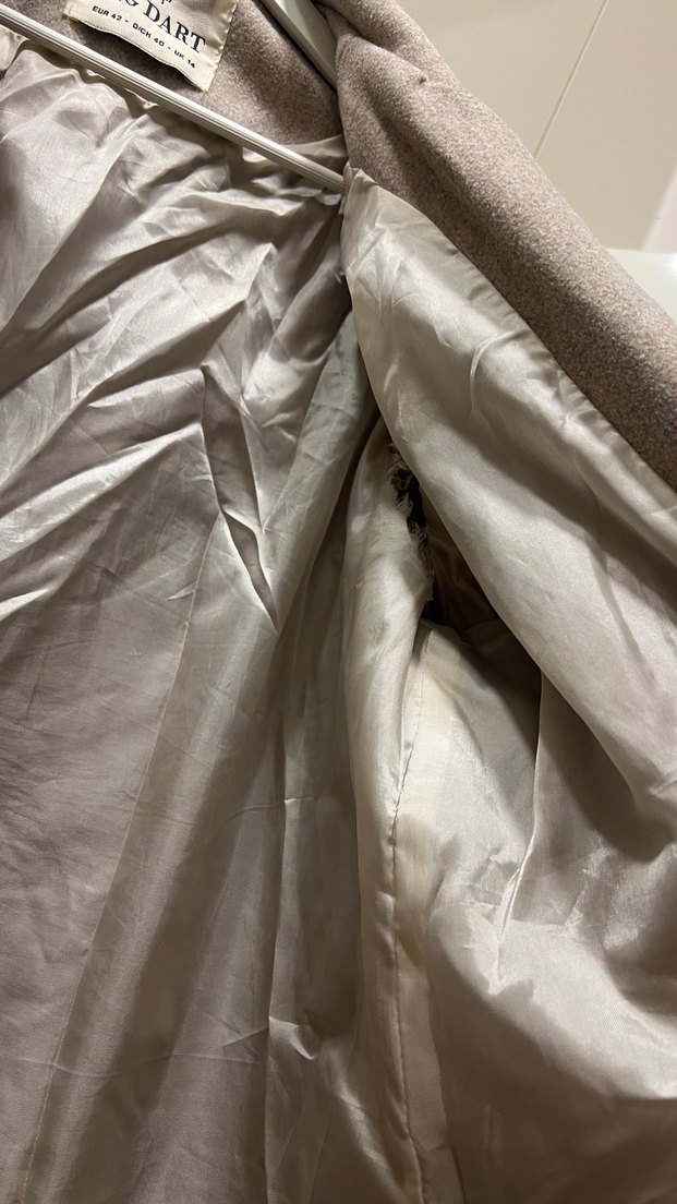 Bej Uzun Klasik Kaban - Görsel 5