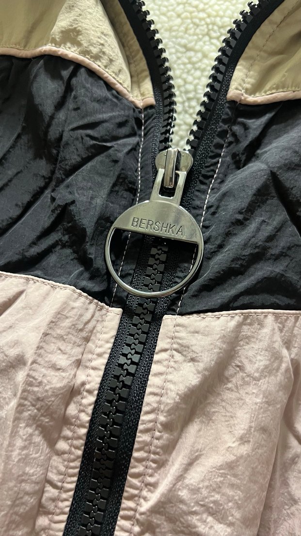 Kürklü Kapüşonsuz Renkli Kadın Mont - Görsel 3