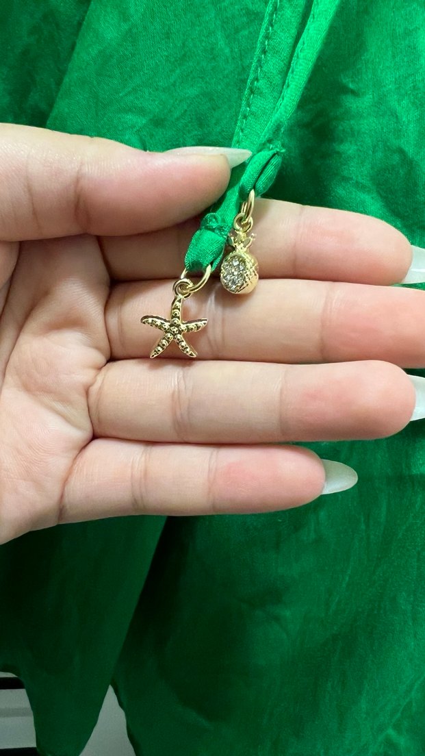 Yeşil Drapeli Mini  Bohem Elbise - Görsel 4