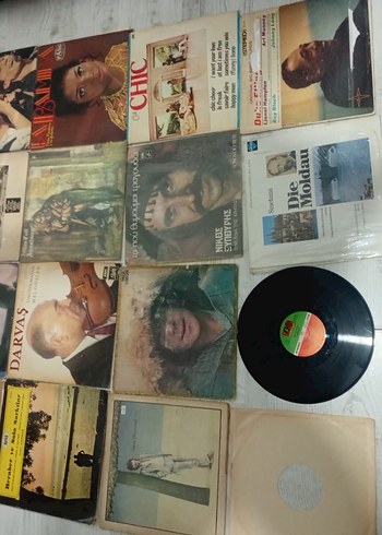 Yabancı antika Çeşitli Plak Albümleri Koleksiyonu - Görsel 7