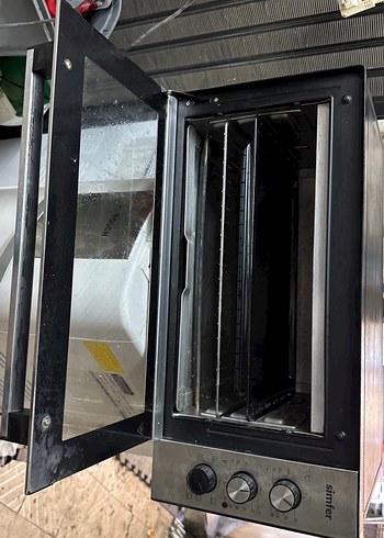 Gri Simfer Mini Fırın - Görsel 4